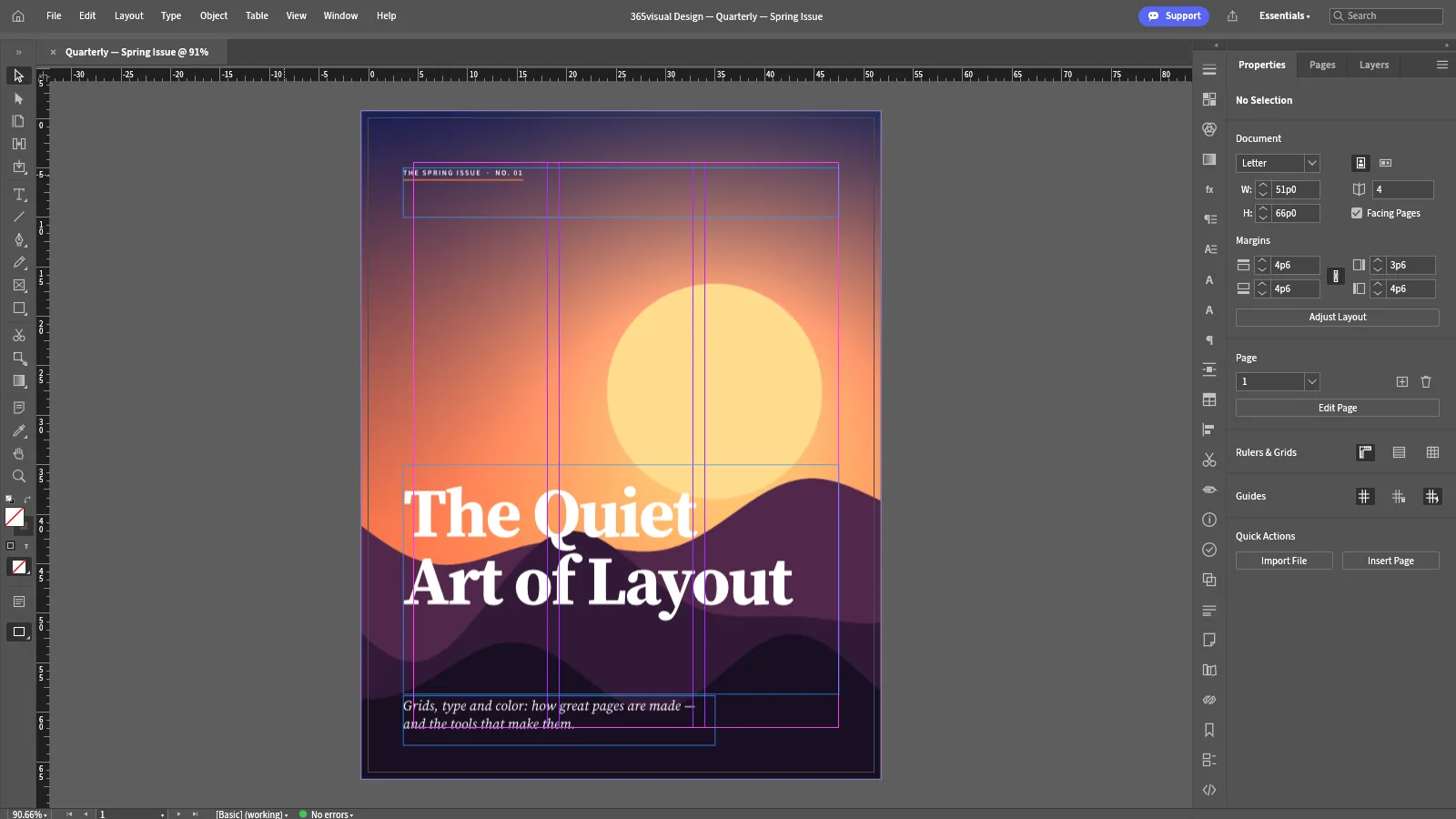 365visual Design workspace